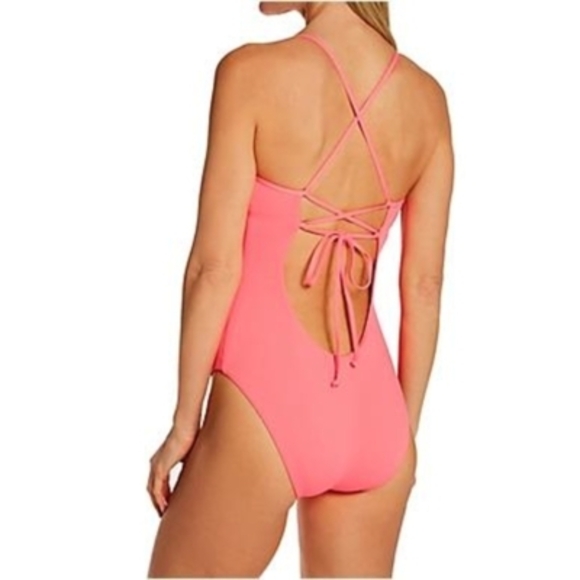 Becca One Piece Delilah Crochet Swimsuit - Picture 3 of 3